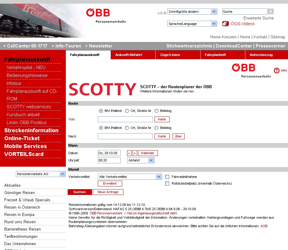 Bahn De Routenplaner
