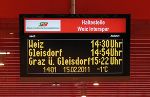 Fahrgastmonitor für Interspar-Kunden © Steiermärkische Landesbahnen