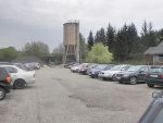 Die P&R-Anlage in Schlag bei Thalberg vor der Sanierung...