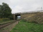 Die ÖBB-Bahnüberführung an der L518... © A16 Die ÖBB-Bahnüberführung an der L518...