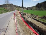 An der L327 wird in Kainbach ein neuer Geh- und Radweg errichtet.