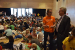 Landesrat Anton Lang bei der Kinder-Klimakonferenz