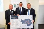 Alois Schedl (ASFINAG-Vorstand), BM Jörg Leichtfried und LR Anton Lang (v.l.) © ASFINAG/Land Steiermark Alois Schedl (ASFINAG-Vorstand), BM Jörg Leichtfried und LR Anton Lang (v.l.)