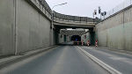 Tunnelportal bei halbseitiger Sperre