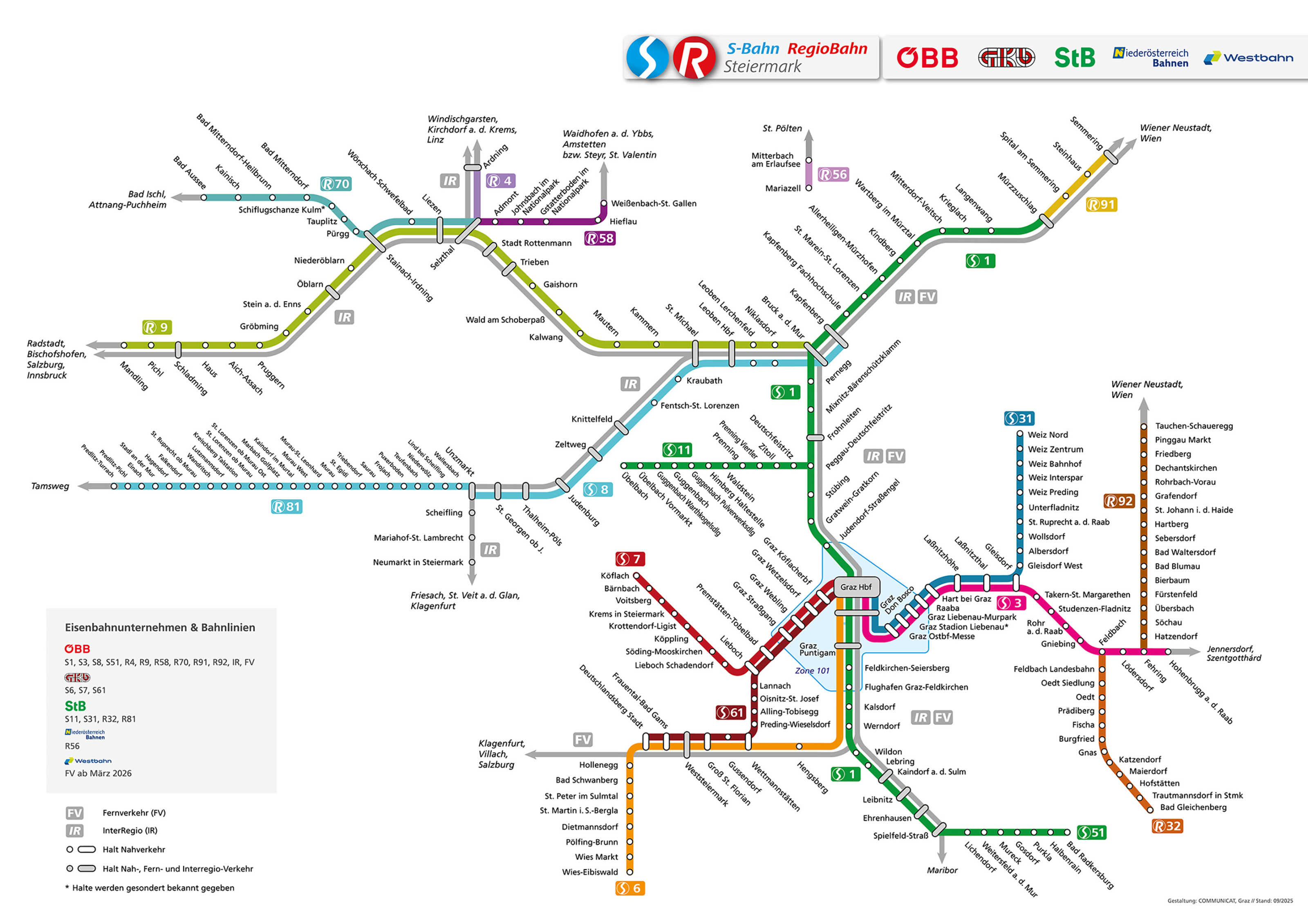 Bahnnetz NEU ab 14. Dezember 