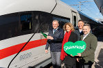Bildbeschreibung: Zugtaufe des ICE 4 „Steiermark“ am Grazer Hauptbahnhof