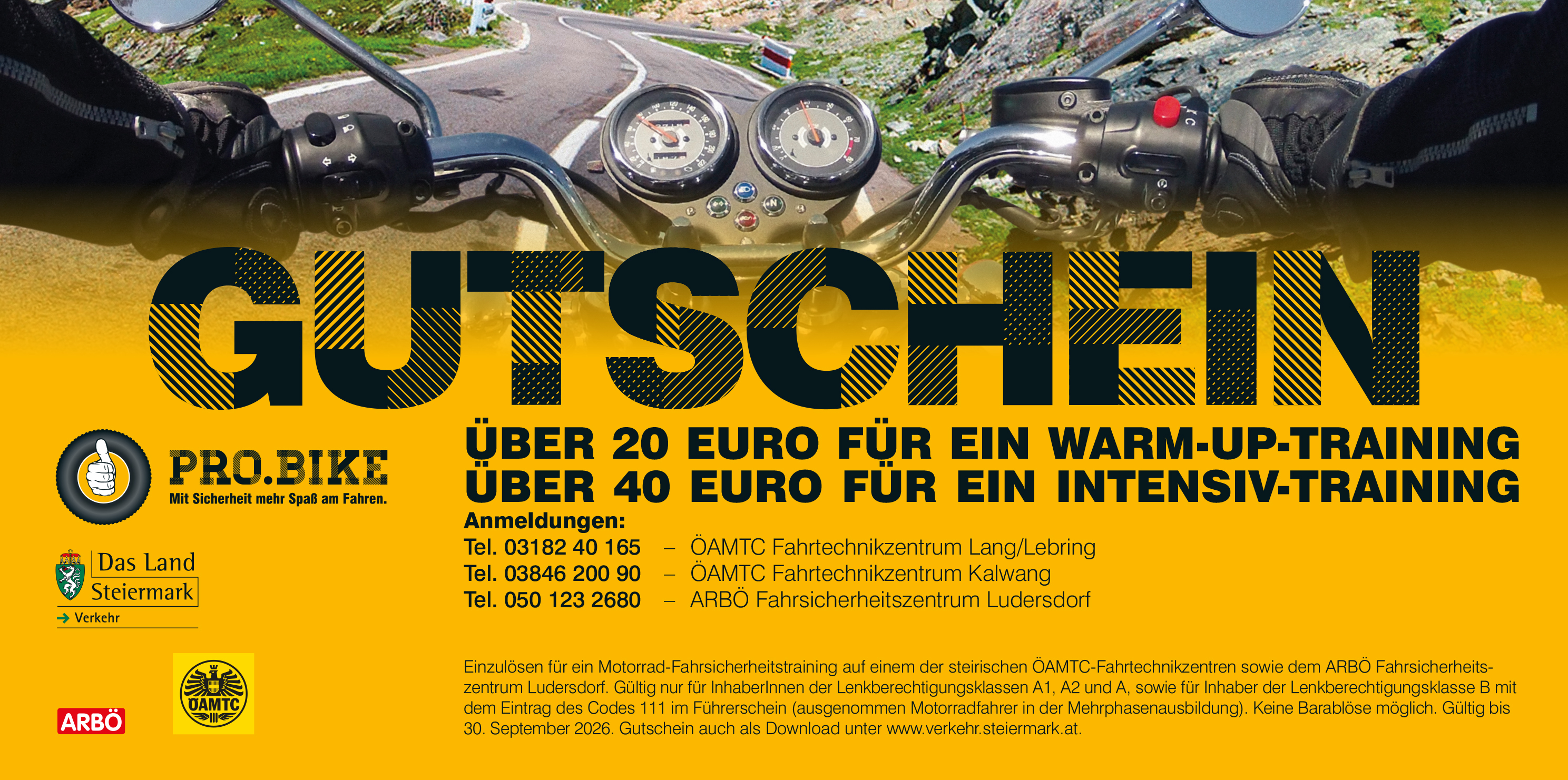 Pro.Bike Gutschein 2026 zum Download
