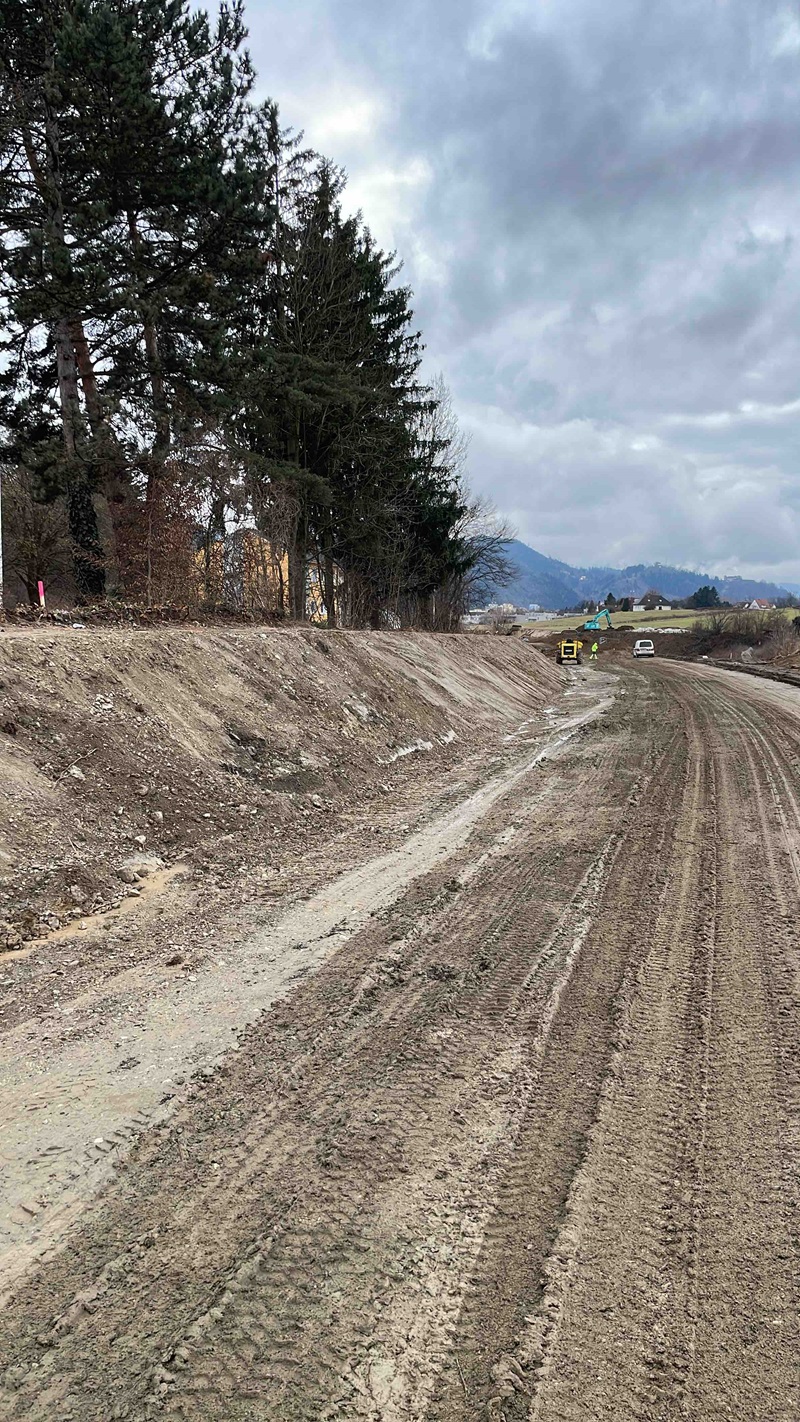 Bilder während des Baus des Projektes