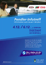 Pendler-Infotreff: Informationen zum neuen Fahrplan 