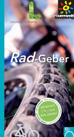 Cover Broschüre "Rad-Geber" Cover Broschüre "Rad-Geber"