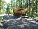 Eine AGR-Baustelle ist auf der L407 im Gange.