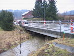 Die alte Lobmingbachbrücke hat ausgedient und wird durch eine neue ersetzt.
