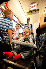 Auch Kinder fahren gerne mit der S-Bahn