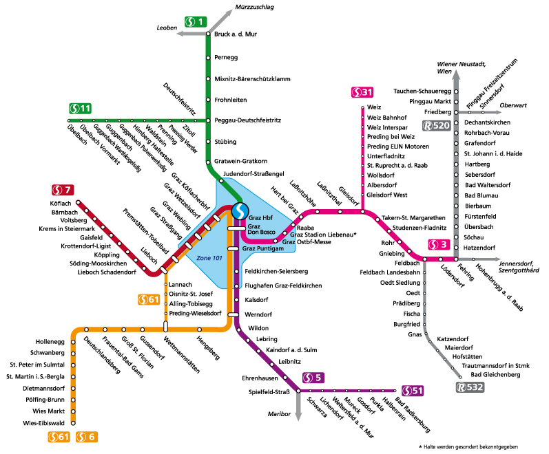 SBahn VerkehrsServer des Landes Steiermark