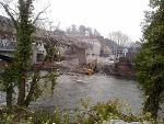 Die Murbrücke ist bereit für den endgültigen Abriss.