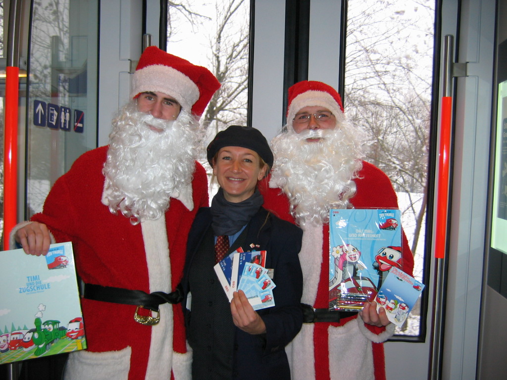 Der Weihnachtsmann fährt S-Bahn