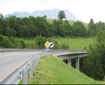 Auch auf der Spitalgrabenbrücke werden Lärmschutzwände errichtet.