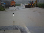 Durch Hochwasser, Rutschungen und Murenabgängen...