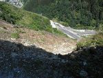 Das Unwetter hinterließ sichtbare Spuren.