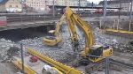 Nun laufen die Bauarbeiten für die Bahnunterführung in der Eggenberger Straße auf Hochtouren.