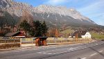 Noch bevor im Ennstal der erste Schnee fiel, konnte die Lärmschutzwand in St. Martin am Grimming fertig gestellt werden. © Verkehrsabteilung