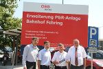 Bgm. Johann Winkelmaier, Bgm. Franz Fartek, Verkehrslandesrat Gerhard Kurzmann und Regionalleiter Helfried Bretterebner (v.l.). © ÖBB/Hofer Bgm. Johann Winkelmaier, Bgm. Franz Fartek, Verkehrslandesrat Gerhard Kurzmann und Regionalleiter Helfried Bretterebner (v.l.).