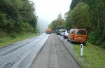 Die Arbeiten auf der L353 sind soweit fortgeschritten, dass diese Woche asphaltiert werden kann.