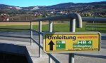 Die Umleitung des Radweges wurde extra beschildert.