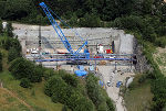 ...beim Koralmtunnel montiert wird. © ÖBB ...beim Koralmtunnel montiert wird. © ÖBB