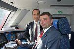 LR Leichtfried (r.) und ÖBB-Vorstandsvorsitzender Kern.