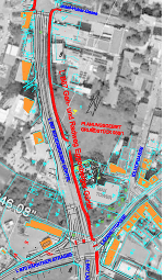 ...zwischen Friedhofgasse und Custozzagasse. © A16 ...zwischen Friedhofgasse und Custozzagasse.