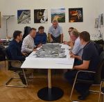 Im Büro von Verkehrslandesrat Anton Lang wurde die weitere Vorgehensweise in punkto Unwetterschäden besprochen. © Land Steiermark/Strasser Im Büro von Verkehrslandesrat Anton Lang wurde die weitere Vorgehensweise in punkto Unwetterschäden besprochen.