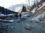 In Summe mussten rund 7.400 Tonnen Felssturzmaterial abgetragen werden. © STED