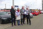 ÖBB-Regionalleiter Peter Kurnig, Vize-Bürgermeisterin Gabriele Kolar, Landesrat Anton Lang und Bürgermeister Hannes Dolleschall (v.l.)