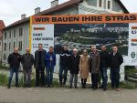 LR Anton Lang (Dritter v.r.), LAbg. Gabriele Kolar und Judenburgs Bgm. Hannes Dolleschall mit Vertretern von Land und Baufirma. © Land Steiermark