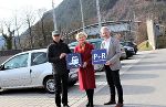 ÖBB-Regionalleiter Peter Kurnig, NAbg. Karin Greiner, Deutschfeistritz Bürgermeister Michael Viertler (v.l.).