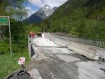 Bis voraussichtlich Mitte September ist die Kummerbrücke nur einspurig befahrbar.