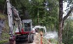 Am Gollersattel kam "schweres Gerät" zum Einsatz. © A16/STED