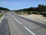 Derzeit wird an der B 66 die provisorische Umfahrung errichtet. © A16