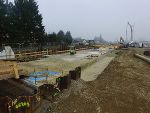 Parallel wird am "Tunnel I" und am Gleisprovisorium gearbeitet. © prtrumler