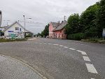 Im Kreuzungsbereich der B 72 mit der L 319 entsteht der Busbahnhof.