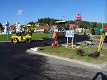 Bereits letzten Sonntag wurde der Kreis in Wies asphaltiert. © A16