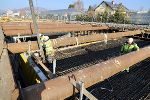 Gestern wurde der vorletzte Block betoniert. © prtrumler/Tost Gestern wurde der vorletzte Block betoniert.