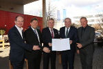 Herbert Ritter (Vizepräsident WK Steiermark), Christian Steindl (GF Cargo Center), LH-Stv. Anton Lang, LH Hermann Schützenhöfer und Franz Glanz (GF Cargo Center) (v.l.) © Land Steiermark Herbert Ritter (Vizepräsident WK Steiermark), Christian Steindl (GF Cargo Center), LH-Stv. Anton Lang, LH Hermann Schützenhöfer und Franz Glanz (GF Cargo Center) (v.l.)