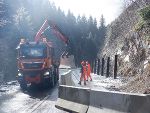 Nach einer Woche Sperre ist die L 405 ab 17. Februar wieder einspurig befahrbar. © STED