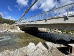 Auch die neue Löwenwirtbrücke ist bereit für die Asphaltierung.