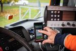 Die STEDIS-App erleichtert den Fahrern die Meldung über Fahrbahnzustand und Wetter. © STED/Bektas Die STEDIS-App erleichtert den Fahrern die Meldung über Fahrbahnzustand und Wetter.