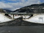 Bis voraussichtlich Anfang Juni wird die Brücke generalsaniert. © A16
