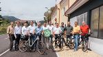 LH-Stv. Anton Lang (5.v.l.), Kapfenbergs Bgm. Fritz Kratzer (4.v.l.) und A16-Referatsleiter Robert Rast (6.v.l.) eröffneten den neuen Radweg-Eröffnung. © Land Steiermark/Resch LH-Stv. Anton Lang (5.v.l.), Kapfenbergs Bgm. Fritz Kratzer (4.v.l.) und A16-Referatsleiter Robert Rast (6.v.l.) eröffneten den neuen Radweg-Eröffnung.