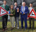 Franz Mayr-Melnhof-Saurau, Barbara Fiala-Köck, Wolfgang Steiner, LH-Stv. Anton Lang und Franz Zenz (v.l.). © Land Steiermark